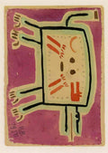 Victor Brauner animal 1950 A4 Photo Print