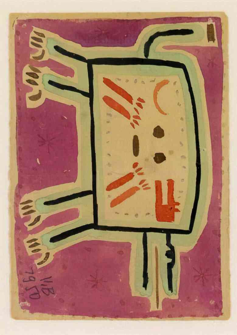 Victor Brauner animal 1950 A4 Photo Print