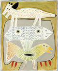 Victor Brauner animaux claniques hominis s 196 Art A4 Photo Print