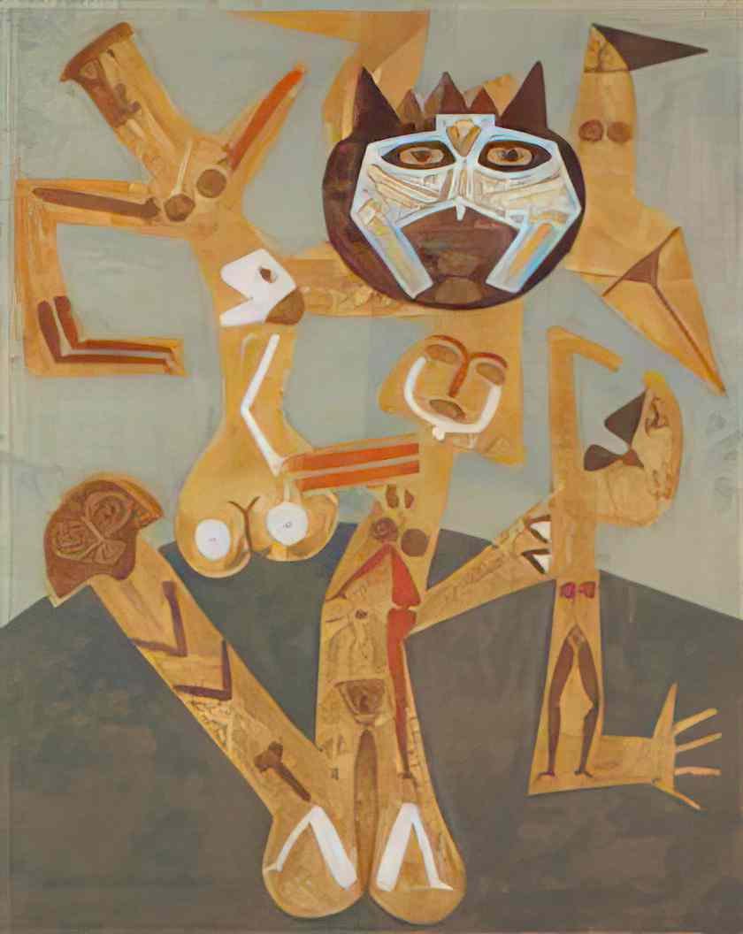 Victor Brauner arbre de la volupt 196 Art A4 Photo Print