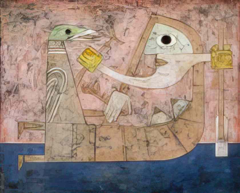 Victor Brauner consciousness of shock 195 Art A4 Photo Print
