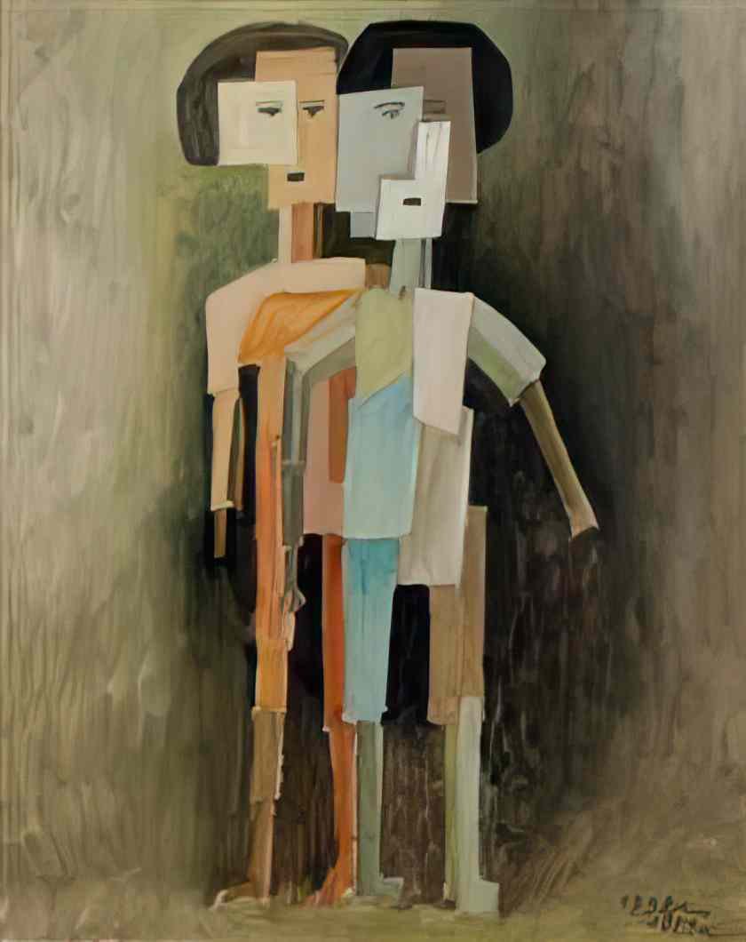 Victor Brauner d doublement spatial d une forme humaine 1957 Art A4 Photo Print