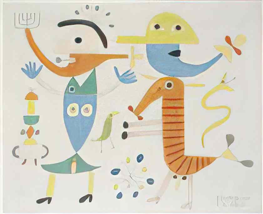 Victor Brauner eclaircissement 1950 Art A4 Photo Print