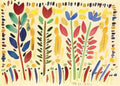 Victor Brauner fleurs 1955 Art A4 Photo Print