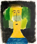 Victor Brauner jardiniers Art A4 Photo Print