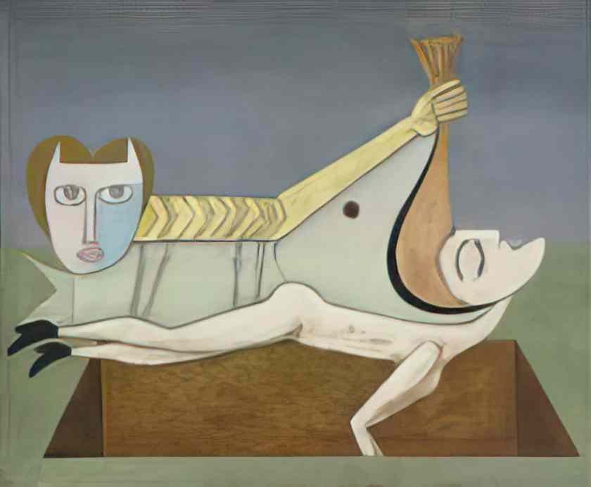 Victor Brauner l animal manuel 1943 Art A4 Photo Print