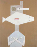 Victor Brauner la bretonne 1959 Art A4 Photo Print
