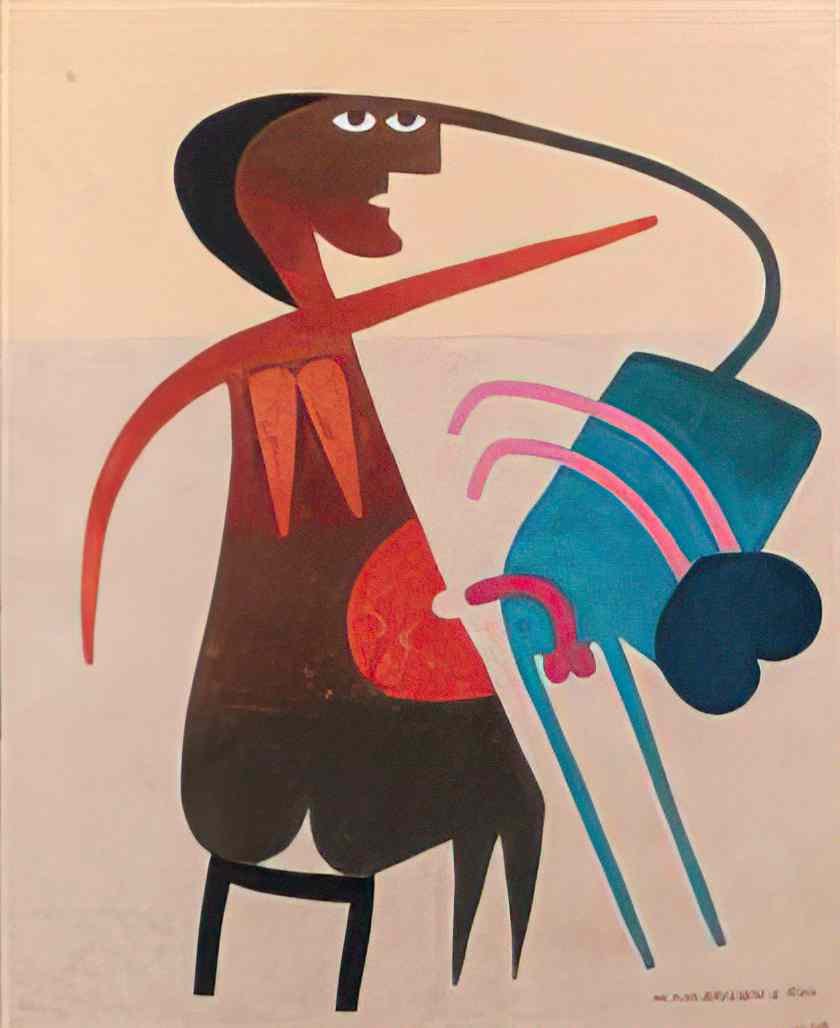 Victor Brauner la machine privil ges 1964 Art A4 Photo Print