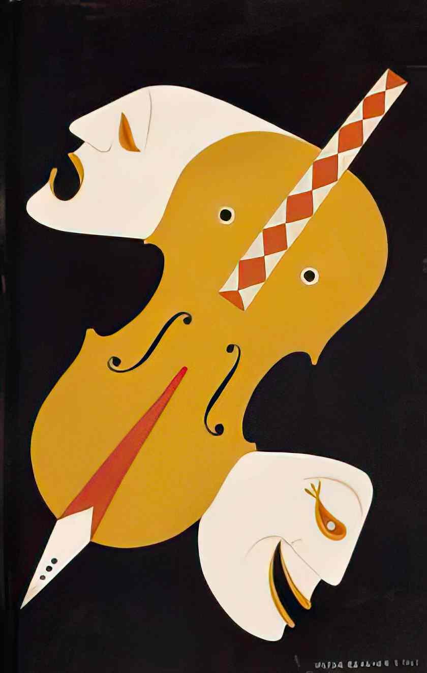 Victor Brauner masques 196 Art A4 Photo Print