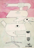 Victor Brauner oiseau fantastique 1959 2 A4 Photo Print