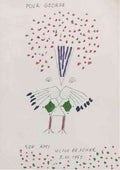 Victor Brauner oiseau fantastique 1959 A4 Photo Print