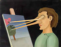 Victor Brauner painted from nature 1937 Art A4 Photo Print