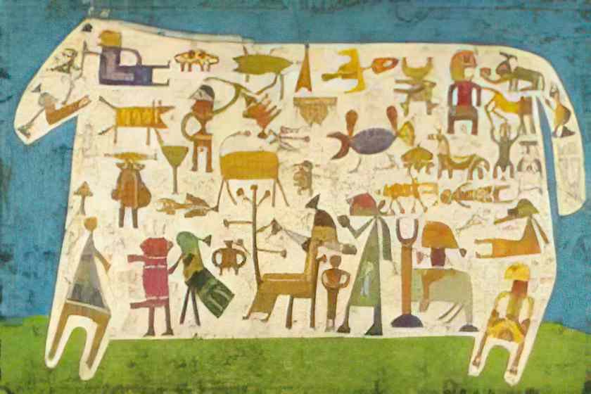 Victor Brauner prelude to a civilization 1954 Art A4 Photo Print