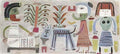 Victor Brauner tapis vert 1953 Art A4 Photo Print