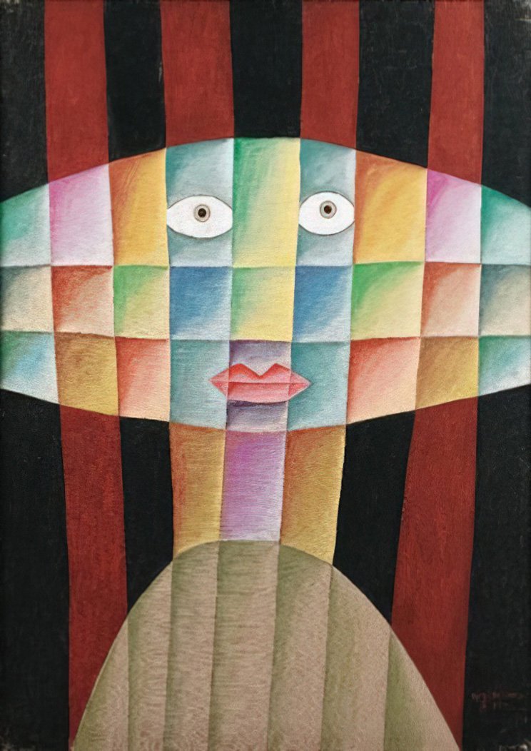 Victor Brauner tatonnement de la conscience A4 Photo Print