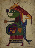 Victor Brauner there 1949 Art A4 Photo Print