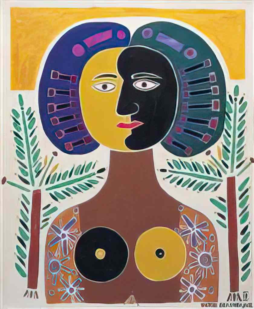 Victor Brauner vegetal doubling 1955 Art A4 Photo Print