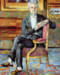 Victor Chocquet Seated Portrait Cezanne A4 Photo Print