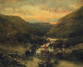 Victor Pierre Huguet Ravine Near Biskra A4 Photo Print