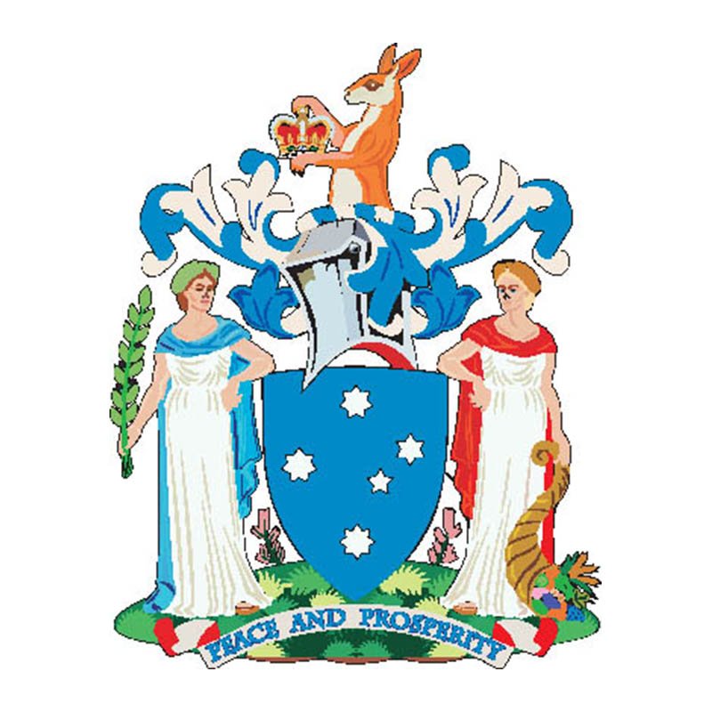 Victoria Coat Of Arms N4454 A4 Photo Print