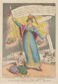 Victoria Napoleon Cossack GB Cartoon Vintage Retro Advert Poster