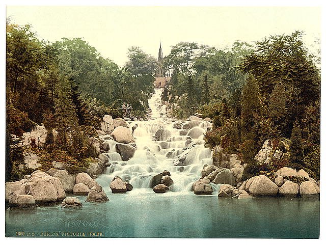 Victoria Park Berlin Vintage A4 Photo Print