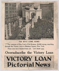 Victory Arch Soldiers American World War II Advert Poster