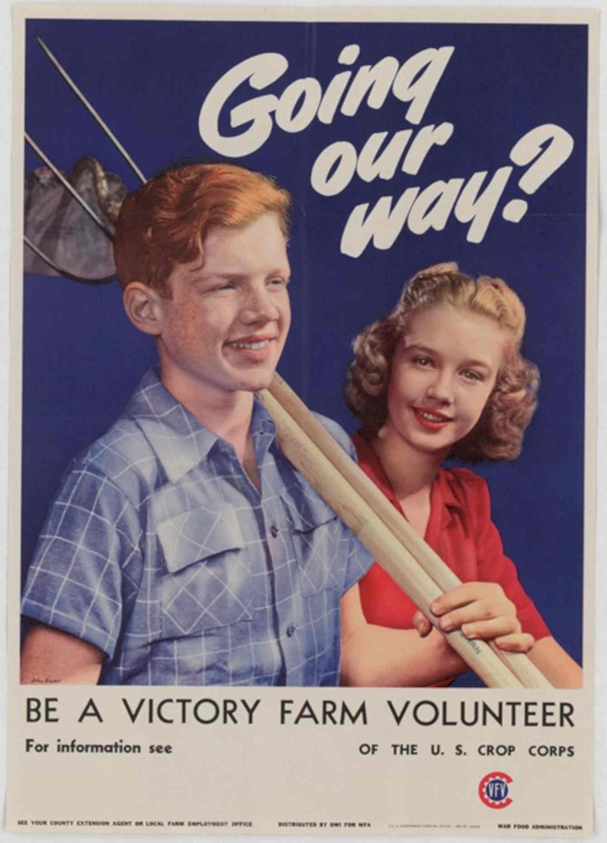 Victory Farm Volunteers 2 American World War II Advert Poster