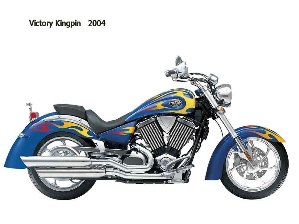 Victory Kingpin 2004 motorbike A4 Photo Print