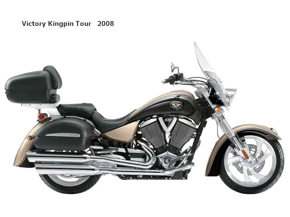 Victory Kingpin Tour 2008 motorbike A4 Photo Print
