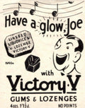 Victory V Joe 1940s Vintage Retro Advert Poster