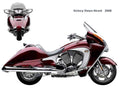 Victory Vision Street 2008 motorbike A4 Photo Print