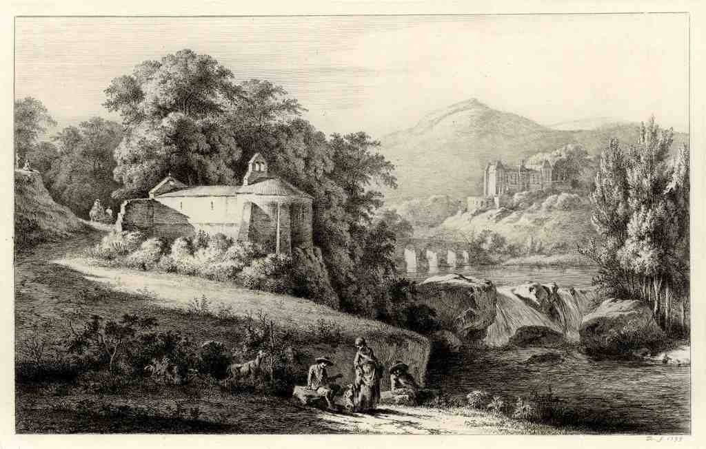 Vieille Chapellea Chactillon D Azergues 1799 Vintage A4 Photo Print