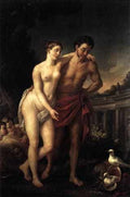 Vien Joseph Marie Venus Showing Mars Her Doves Making Nest In His Helmet A4 Photo Print