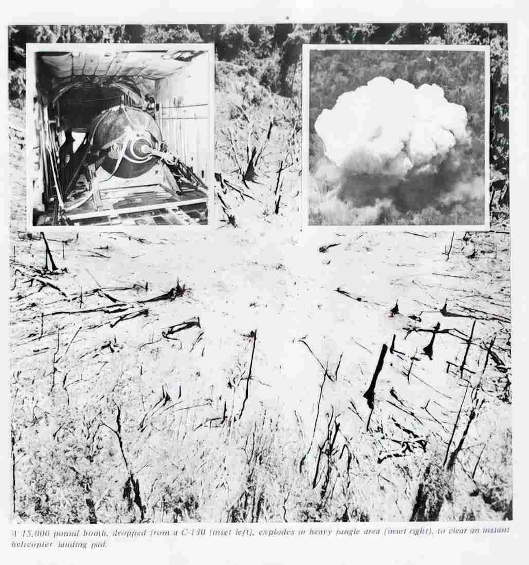 Vietnam 15k bomb Military A4 Photo Print