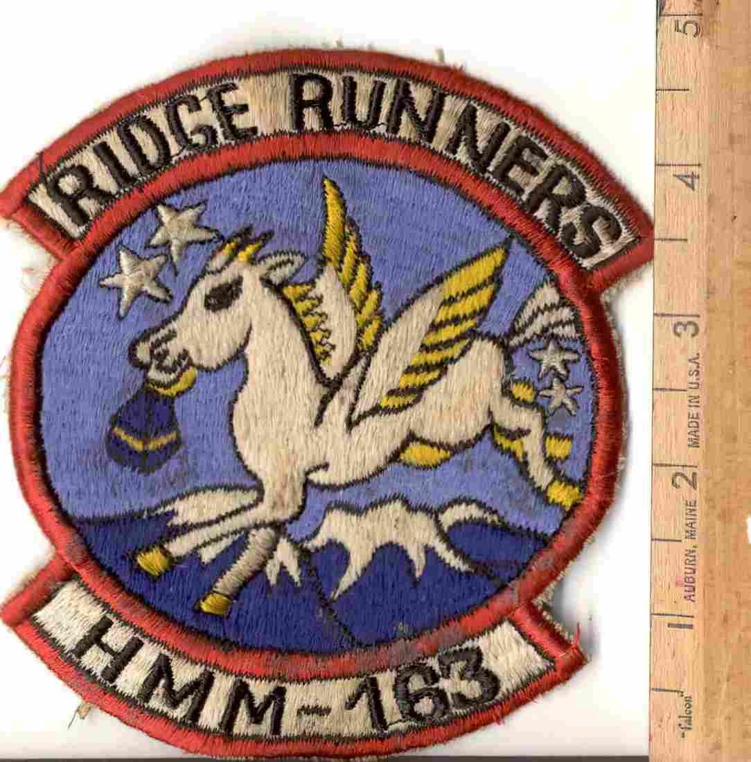 Vietnam HMM 163 Patch Military A4 Photo Print
