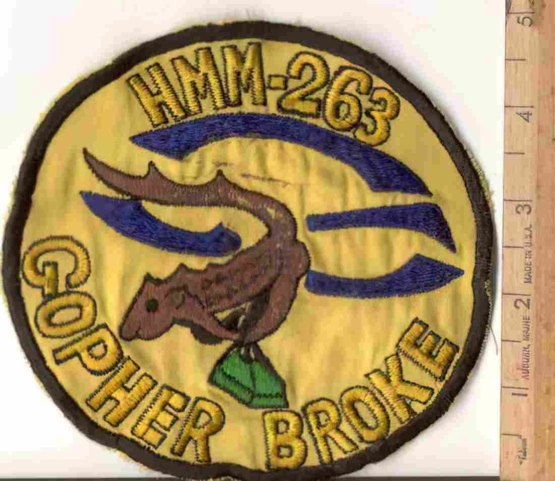 Vietnam HMM 263 NAM PATCH Military A4 Photo Print