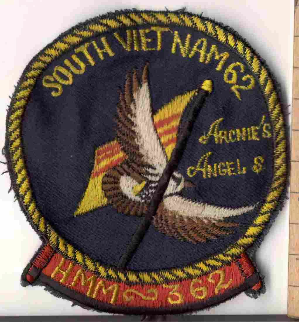 Vietnam HMM 362 PATCH Military A4 Photo Print