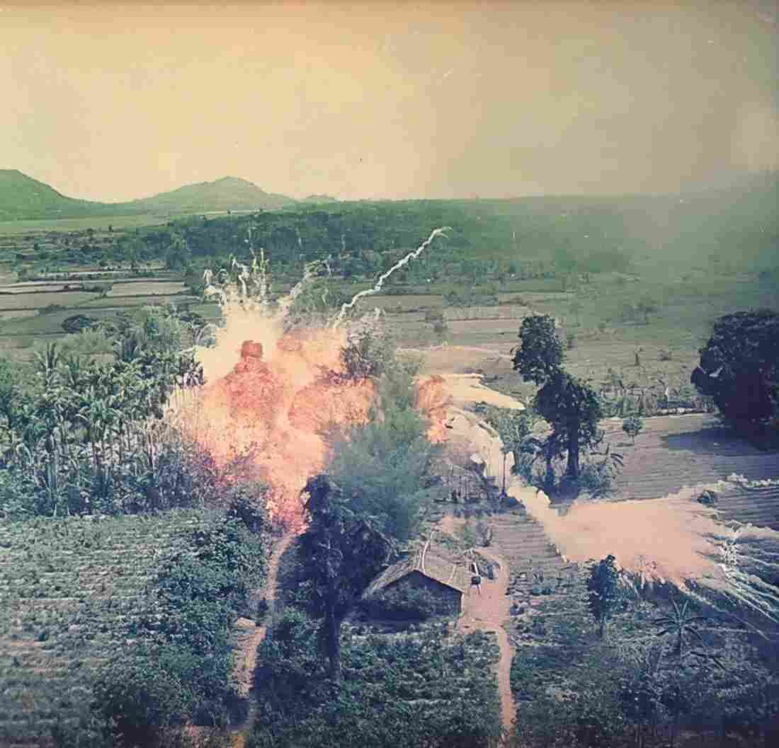 Vietnam Napalm Military A4 Photo Print