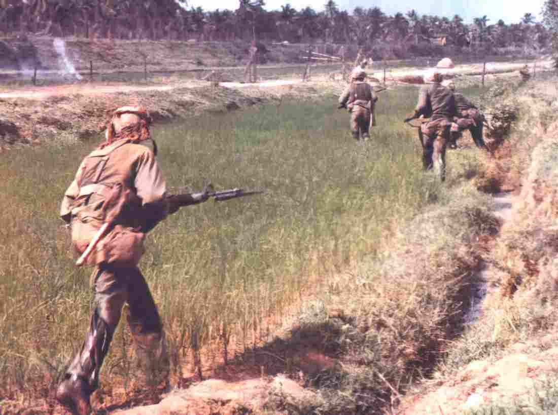 Vietnam Paddy Military A4 Photo Print