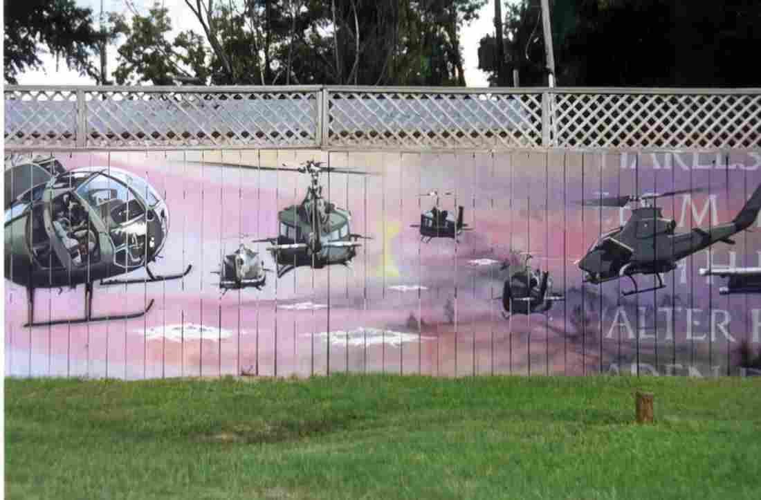 Vietnam fence6 Military A4 Photo Print