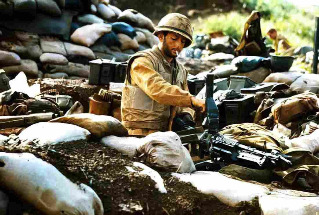 Vietnam fire6b Military A4 Photo Print