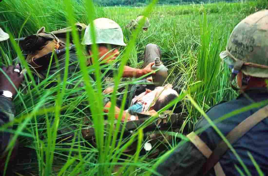 Vietnam fire6e Military A4 Photo Print