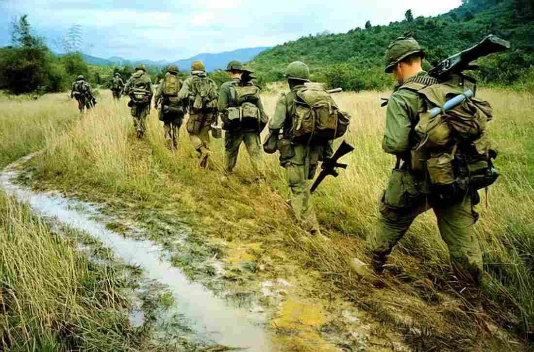 Vietnam fire6fa Military A4 Photo Print