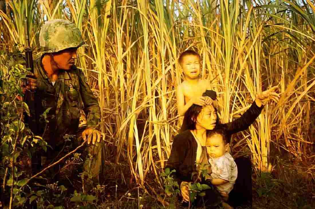 Vietnam fire6h Military A4 Photo Print