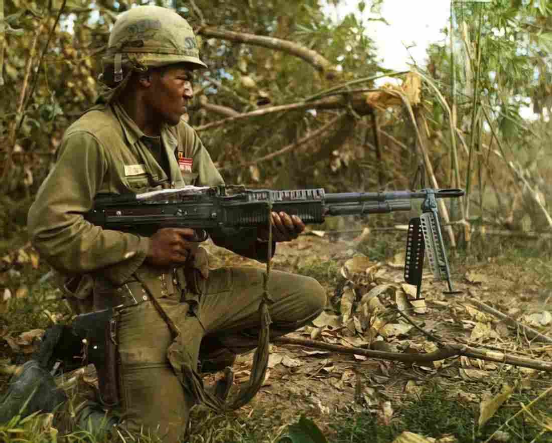 Vietnam m60 Military A4 Photo Print