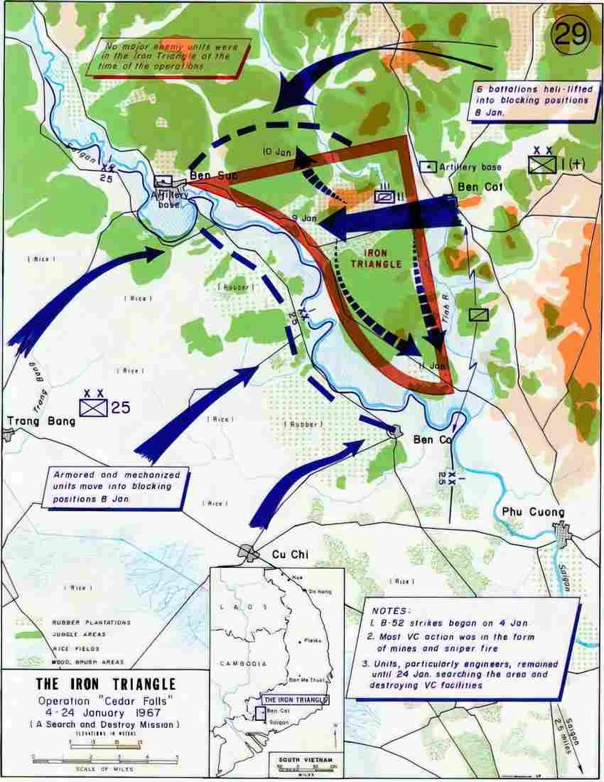 Vietnam vietnam war map 29 Military A4 Photo Print