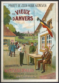 Vieux D Anvers Vintage Retro Advert Poster