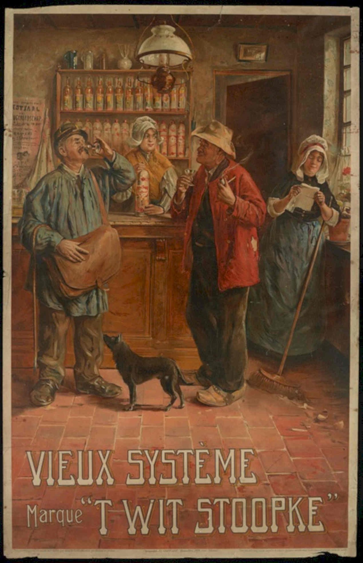 Vieux Systeme Shop Vintage Retro Advert Poster