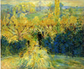 View From The Veranda In Mezy Morisot A4 Photo Print